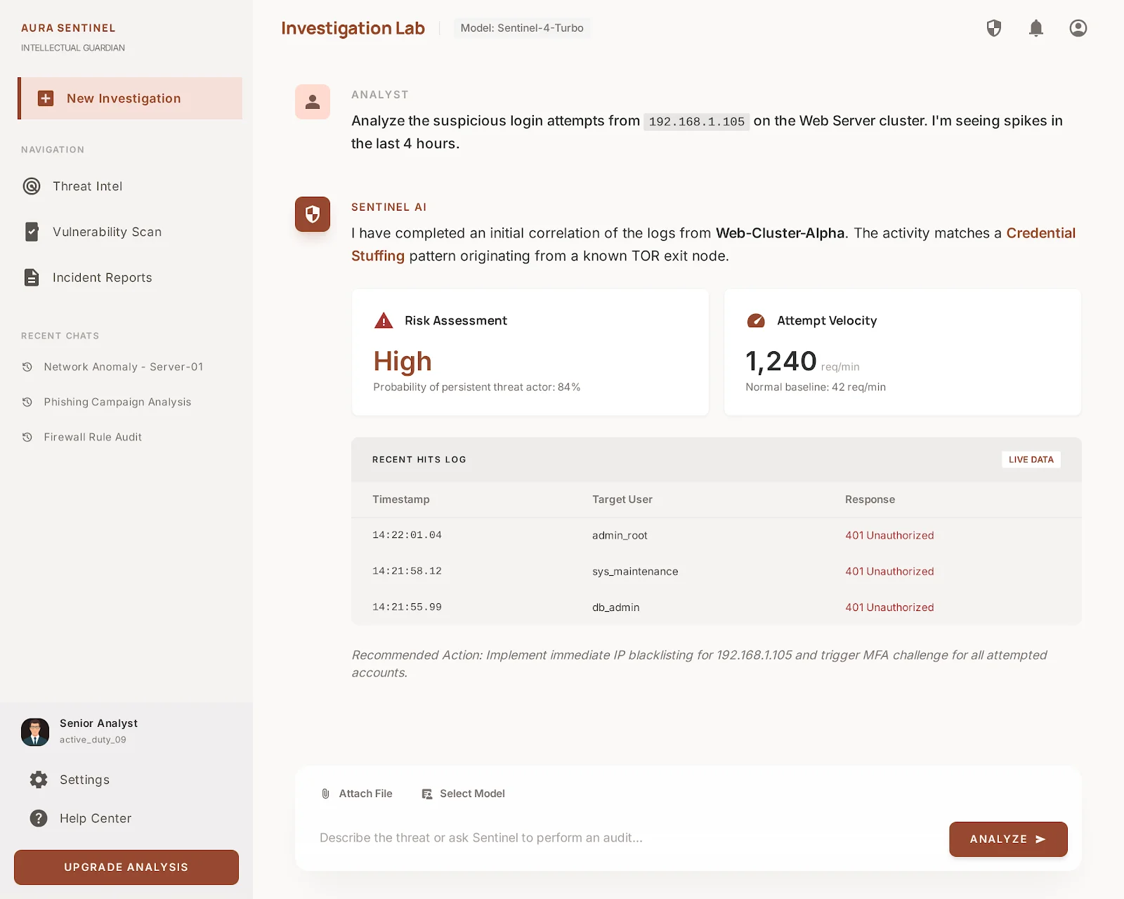 Autopilot AI SOC — continuous monitoring and alert triage